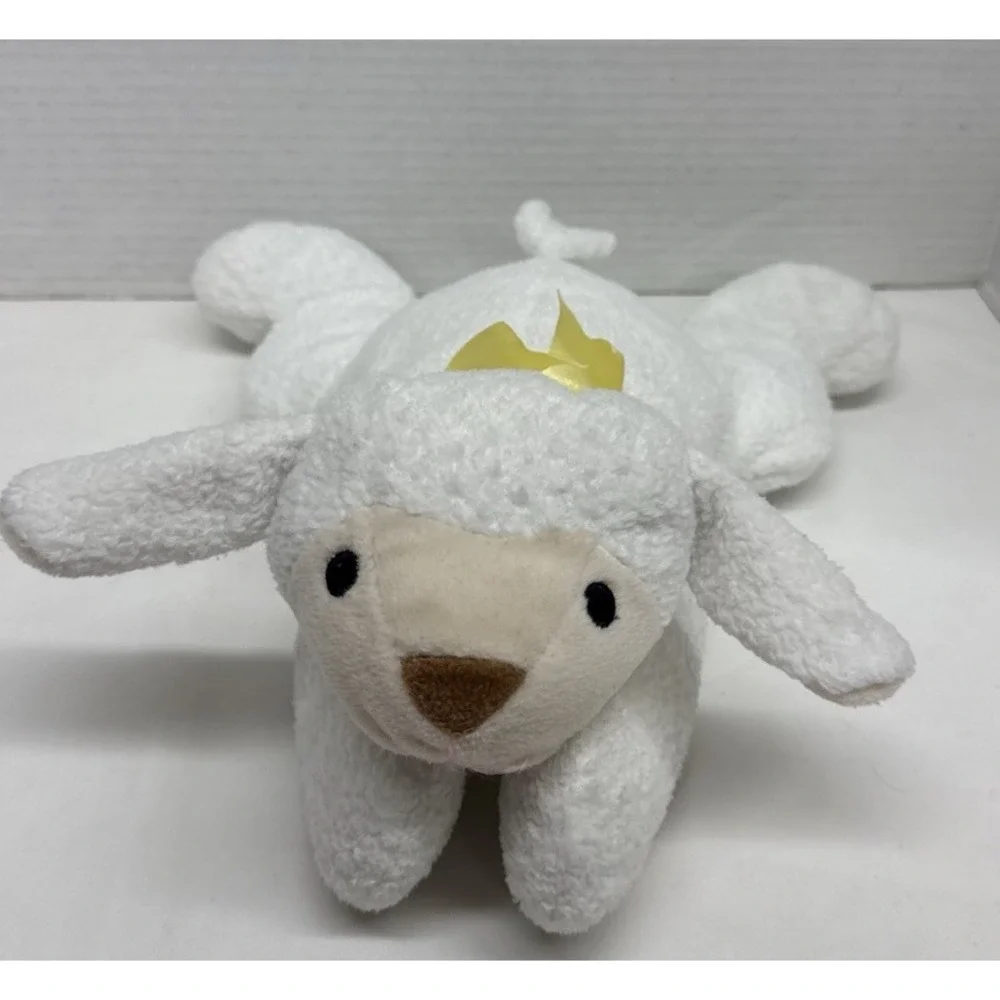 TY Pillow Pals Vintage BaBa Lamb White Sheep Plush Floppy Stuffed Animal 1996